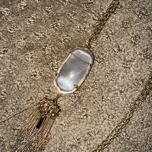 Kendra Scott Rayne Grey Pendant Necklace